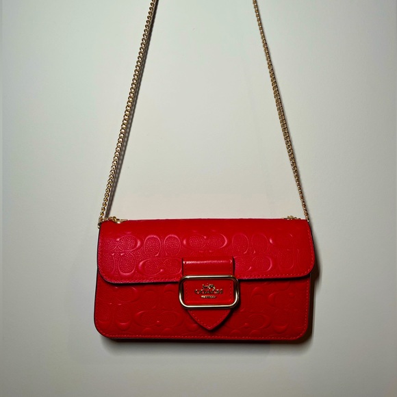 NWOT Coach Morgan Crossbody In Signature Leather CF942 - Picture 1 of 6